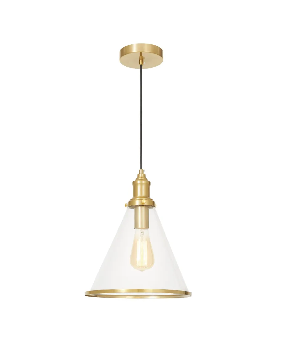 LAMPA WISZĄCA MOSIĘŻNA NOWOCZESNA FEROLI