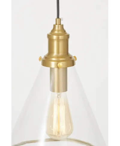 LAMPA WISZĄCA MOSIĘŻNA NOWOCZESNA FEROLI