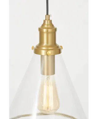 LAMPA WISZĄCA MOSIĘŻNA NOWOCZESNA FEROLI