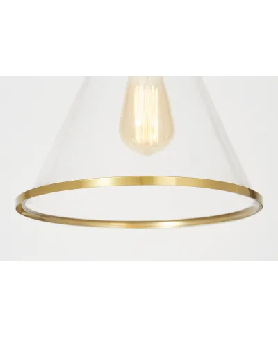 LAMPA WISZĄCA MOSIĘŻNA NOWOCZESNA FEROLI