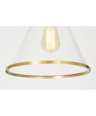 LAMPA WISZĄCA MOSIĘŻNA NOWOCZESNA FEROLI