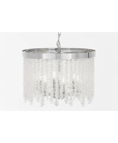 NOWOCZESNY ŻYRANDOL KRYSZTAŁOWY CHROMOWANY BALMENA D40