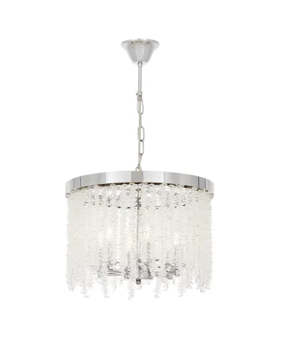 NOWOCZESNY ŻYRANDOL KRYSZTAŁOWY CHROMOWANY BALMENA D40