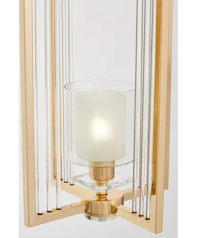 NOWOCZESNA LAMPA WISZĄCA LOFT ZŁOTA MANHATTAN W1