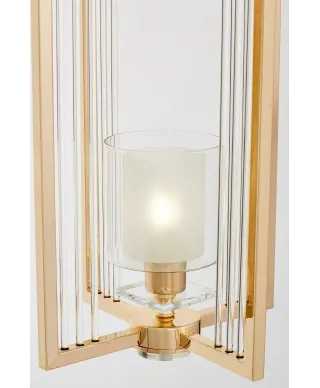 NOWOCZESNA LAMPA WISZĄCA LOFT ZŁOTA MANHATTAN W1