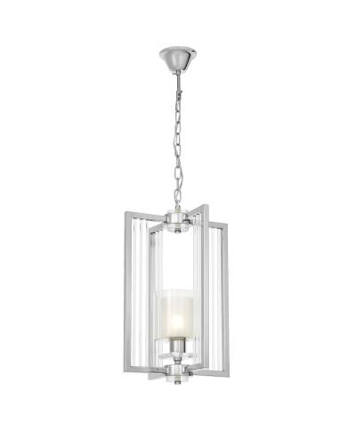 NOWOCZESNA LAMPA WISZĄCA LOFT CHROMOWANA MANHATTAN W1