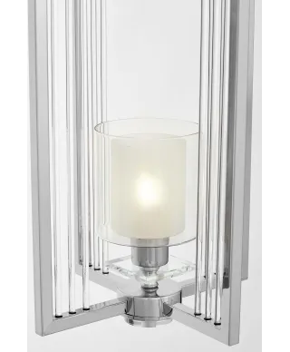 NOWOCZESNA LAMPA WISZĄCA LOFT CHROMOWANA MANHATTAN W1