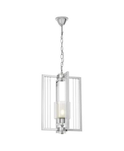 NOWOCZESNA LAMPA WISZĄCA LOFT CHROMOWANA MANHATTAN W1