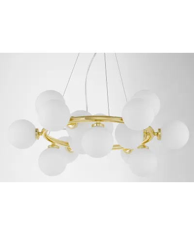 NOWOCZESNA LAMPA WISZĄCA KLASYCZNE ZŁOTO MARSIADA W15