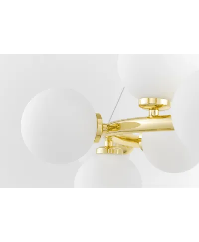 NOWOCZESNA LAMPA WISZĄCA KLASYCZNE ZŁOTO MARSIADA W15