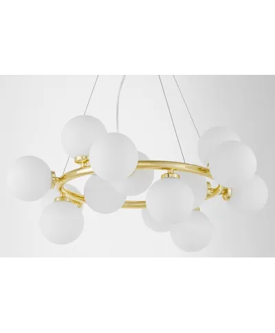 NOWOCZESNA LAMPA WISZĄCA KLASYCZNE ZŁOTO MARSIADA W15