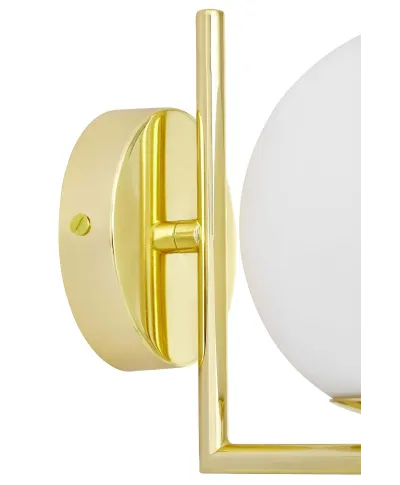 NOWOCZESNA LAMPA ŚCIENNA KINKIET KLASYCZNE ZŁOTO SORENTO D15