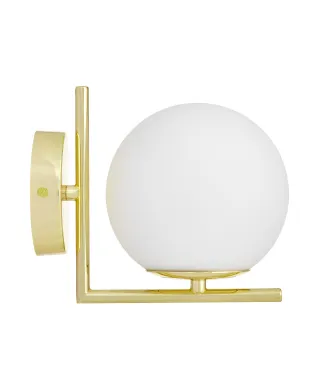 NOWOCZESNA LAMPA ŚCIENNA KINKIET KLASYCZNE ZŁOTO SORENTO D15