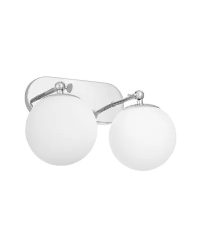 LAMPA ŚCIENNA KINKIET NOWOCZESNY CHROMOWANY FREDICA W2