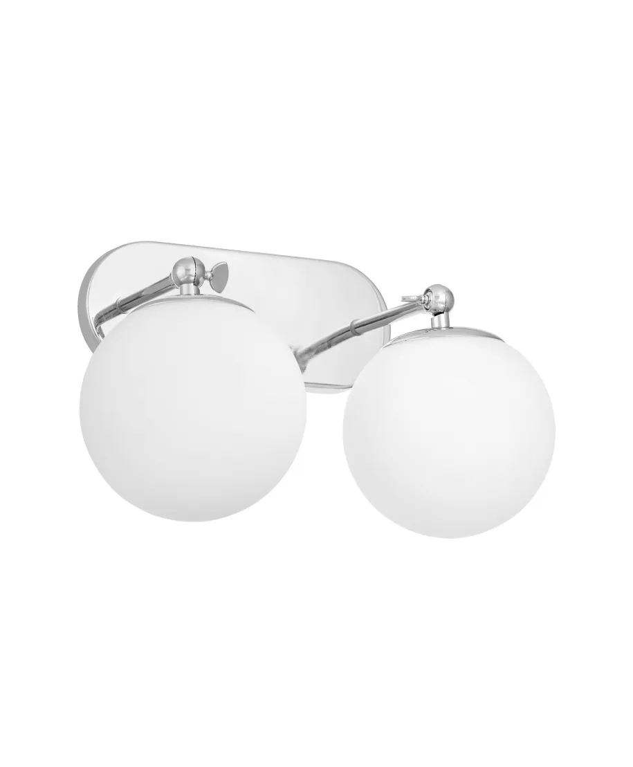 LAMPA ŚCIENNA KINKIET NOWOCZESNY CHROMOWANY FREDICA W2