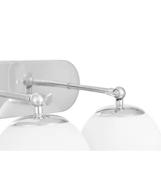 LAMPA ŚCIENNA KINKIET NOWOCZESNY CHROMOWANY FREDICA W2