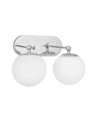 LAMPA ŚCIENNA KINKIET NOWOCZESNY CHROMOWANY FREDICA W2