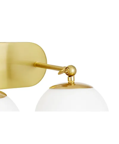 LAMPA ŚCIENNA KINKIET NOWOCZESNY MOSIĘŻNY FREDICA W2