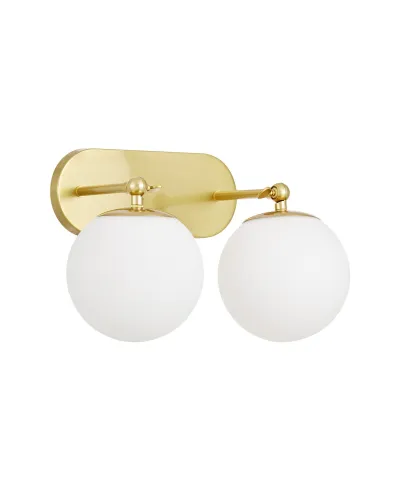 LAMPA ŚCIENNA KINKIET NOWOCZESNY MOSIĘŻNY FREDICA W2