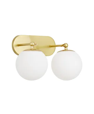 LAMPA ŚCIENNA KINKIET NOWOCZESNY MOSIĘŻNY FREDICA W2