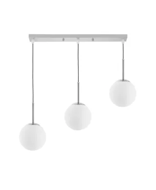 NOWOCZESNA POTRÓJNA LAMPA CHROMOWANA FREDICA W3 PROPRO