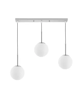 NOWOCZESNA POTRÓJNA LAMPA CHROMOWANA FREDICA W3 PROPRO