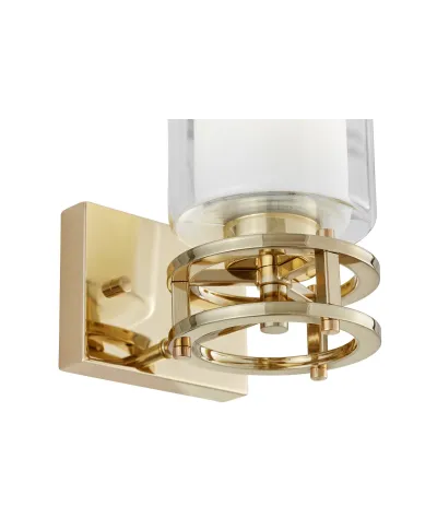 LAMPA ŚCIENNA KINKIET NOWOCZESNY ZŁOTY MARIETTA W1