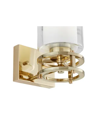 LAMPA ŚCIENNA KINKIET NOWOCZESNY ZŁOTY MARIETTA W1