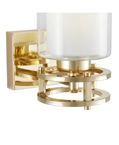 LAMPA ŚCIENNA KINKIET NOWOCZESNY ZŁOTY MARIETTA W1