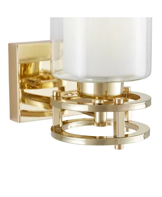 LAMPA ŚCIENNA KINKIET NOWOCZESNY ZŁOTY MARIETTA W1