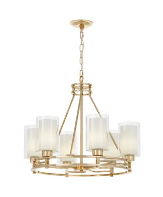 NOWOCZESNA LAMPA WISZĄCA ZŁOTA MARIETTA W6