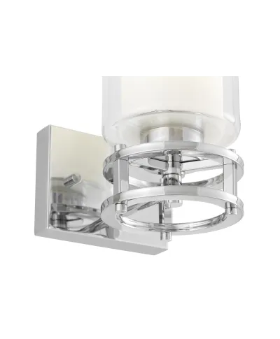 LAMPA ŚCIENNA KINKIET NOWOCZESNY CHROMOWANY MARIETTA W1