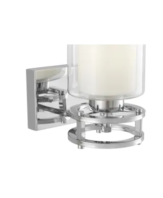 LAMPA ŚCIENNA KINKIET NOWOCZESNY CHROMOWANY MARIETTA W1