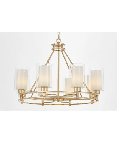 NOWOCZESNA LAMPA WISZĄCA ZŁOTA MARIETTA W8