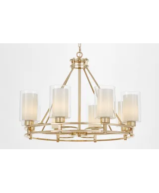 NOWOCZESNA LAMPA WISZĄCA ZŁOTA MARIETTA W8