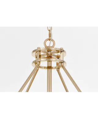 NOWOCZESNA LAMPA WISZĄCA ZŁOTA MARIETTA W8