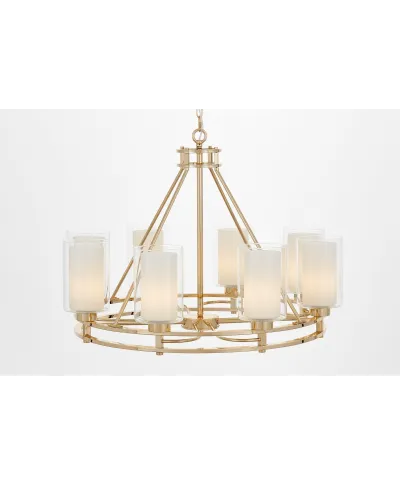 NOWOCZESNA LAMPA WISZĄCA ZŁOTA MARIETTA W8