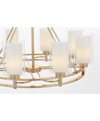 NOWOCZESNA LAMPA WISZĄCA ZŁOTA MARIETTA W8