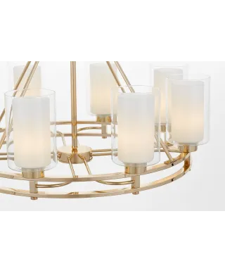 NOWOCZESNA LAMPA WISZĄCA ZŁOTA MARIETTA W8