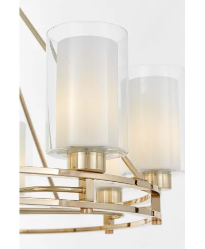 NOWOCZESNA LAMPA WISZĄCA ZŁOTA MARIETTA W8