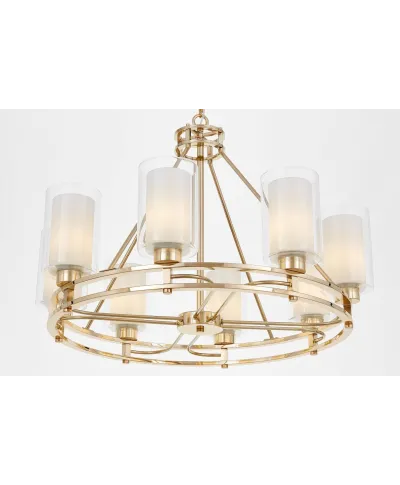 NOWOCZESNA LAMPA WISZĄCA ZŁOTA MARIETTA W8