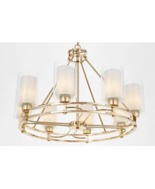 NOWOCZESNA LAMPA WISZĄCA ZŁOTA MARIETTA W8