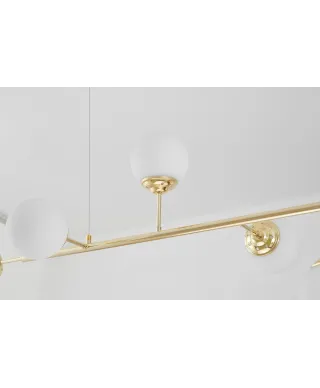 NOWOCZESNA LAMPA WISZĄCA KLASYCZNE ZŁOTO FINO W6