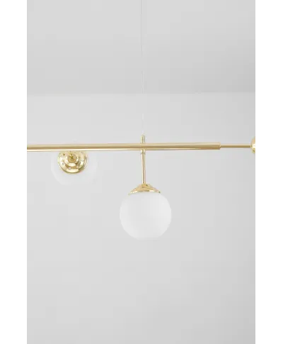 NOWOCZESNA LAMPA WISZĄCA KLASYCZNE ZŁOTO FINO W6