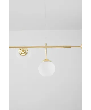 NOWOCZESNA LAMPA WISZĄCA KLASYCZNE ZŁOTO FINO W6