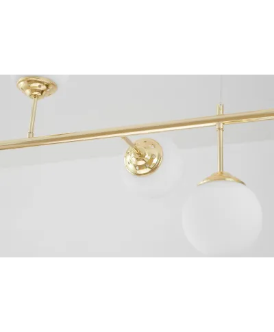 NOWOCZESNA LAMPA WISZĄCA KLASYCZNE ZŁOTO FINO W6