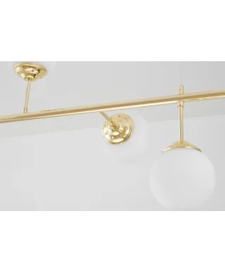 NOWOCZESNA LAMPA WISZĄCA KLASYCZNE ZŁOTO FINO W6