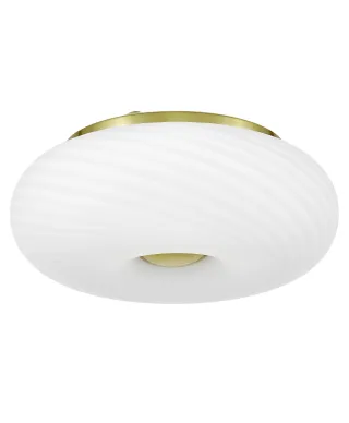 NOWOCZESNA LAMPA SUFITOWA PLAFON BIAŁO-ZŁOTY MONARTE D28