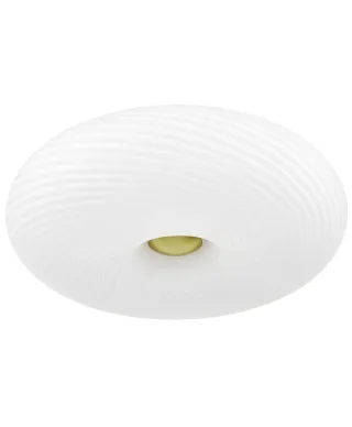 NOWOCZESNA LAMPA SUFITOWA PLAFON BIAŁO-ZŁOTY MONARTE D38