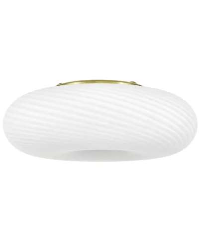 NOWOCZESNA LAMPA SUFITOWA PLAFON BIAŁO-ZŁOTY MONARTE D38